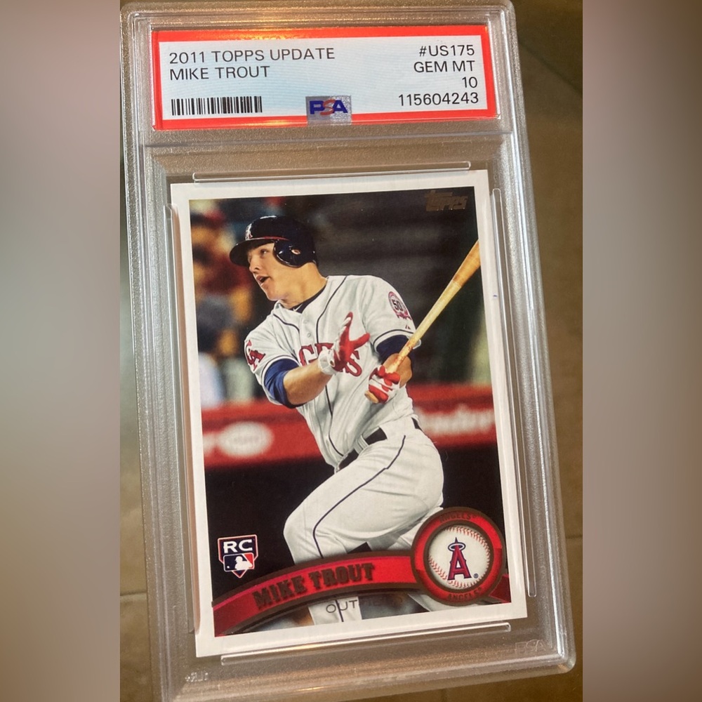 2011 Topps Update Mike Trout Rookie Card #US175 PSA 10 Gem Mint Rare Angels SP